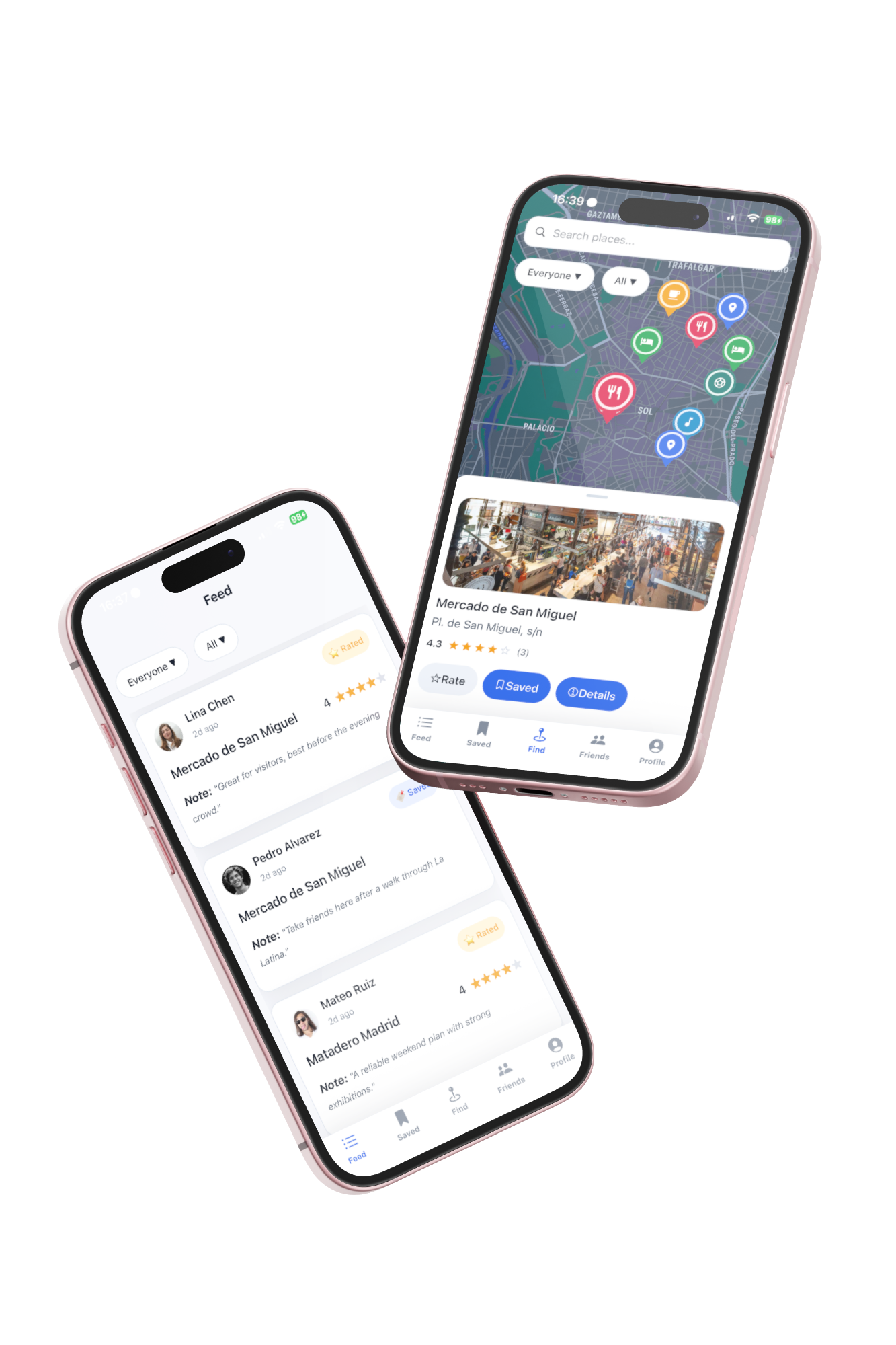 Rated product interface preview